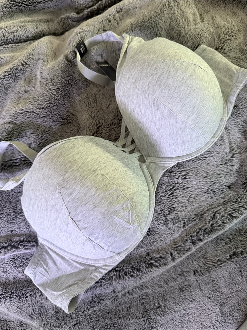 torrid Light Gray Padded T-Shirt Bra